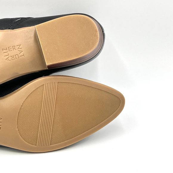 Naturalizer‎ Womens 6.5 Black Faux Vegan Leather Boots Booties Shooties Shoes - Picture 11 of 14